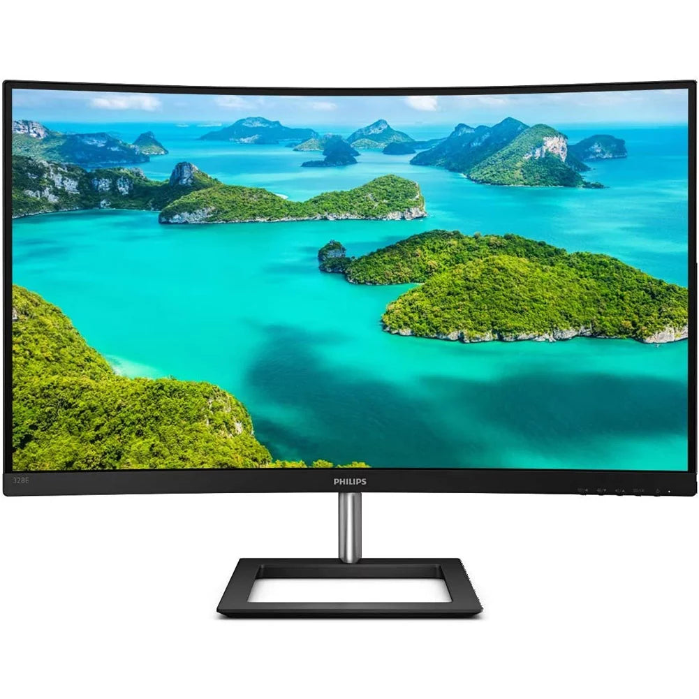 Restored Philips 328E1CA 32 3840x2160 4K UHD 4ms Frameless Curved Monitor (Refurbished)
