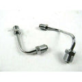 Bous Performance B10401C 0.56 & 0.5 in. Ports Mount Steel Lines for GM, Chrome