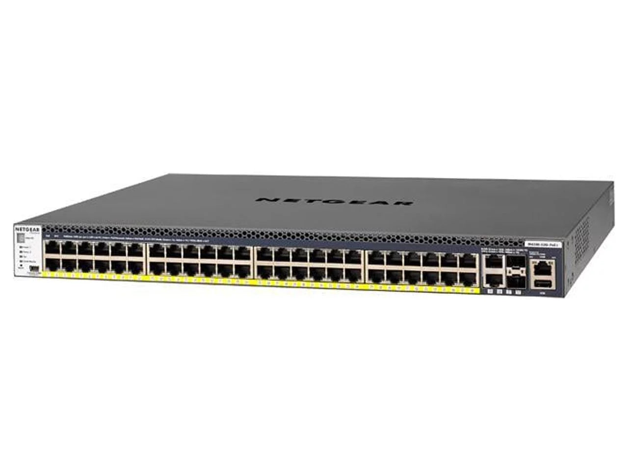 NETGEAR ProSAFE Intelligent Edge M4300-52G-PoE+ 550W Stackable 1G L3 Managed 52-Port Switch (GSM4352PA-100NES)