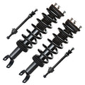 Detroit Axle - 4WD Front Struts & Coil Spring + Sway Bar End Links Replacement for 2009 2010 2011-2018 Dodge Ram 1500