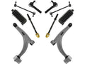 Front Control Arm Sway Bar Link Tie Rod Kit 10 Piece - Compatible with 2005 - 2010 Pontiac G6 2006 2007 2008 2009