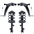 Detroit Axle Replacement for 2004-2009 Nissan Quest Front Lower Control Arms + Strut Assembly - 4pc Set