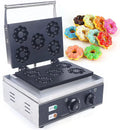 TFCFL Electric 5 Dounts Baker 1500W Plum Flower Waffle Dount Maker Commercial Nonstick Machine