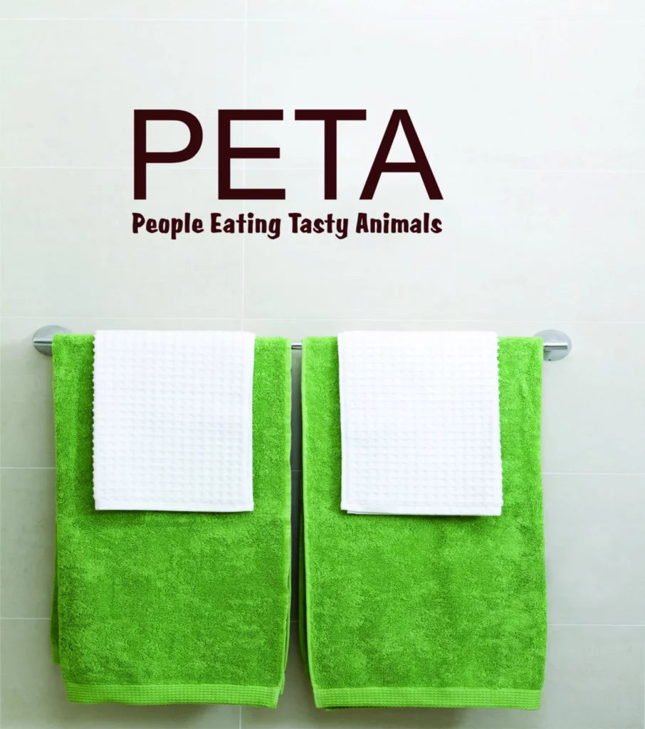 New Wall Ideas Peta People Eating 8 X 24 Inches