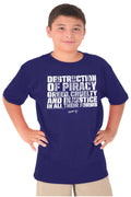 the Phantom Superhero Motto Crewneck T Shirts Boy Girl Teen Brisco Brands L