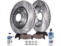Rear Brake Pad and Rotor Kit - Compatible with 2007 - 2018 Dodge Charger 2008 2009 2010 2011 2012 2013 2014 2015 2016 2017
