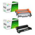 TCT Compatible Toner Cartridge and Drum Replacement for the Brother TN420 DR420 Series - 3 Pack