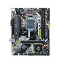 Dcenta B250A4 Computer Motherboard, LGA1151 CPU Support, Dual M.2 Interface, All Solid Capacitors, High Speed Transmission