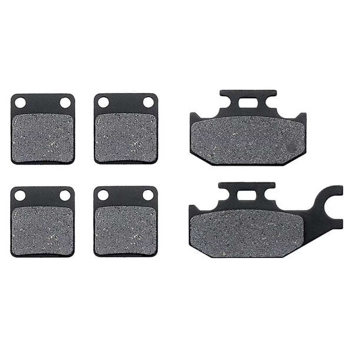 KMG Front + Rear Brake Pads Compatible with 2003-2004 Yamaha YFM 450 Kodiak - Non-Metallic Organic NAO Brake Pads Set