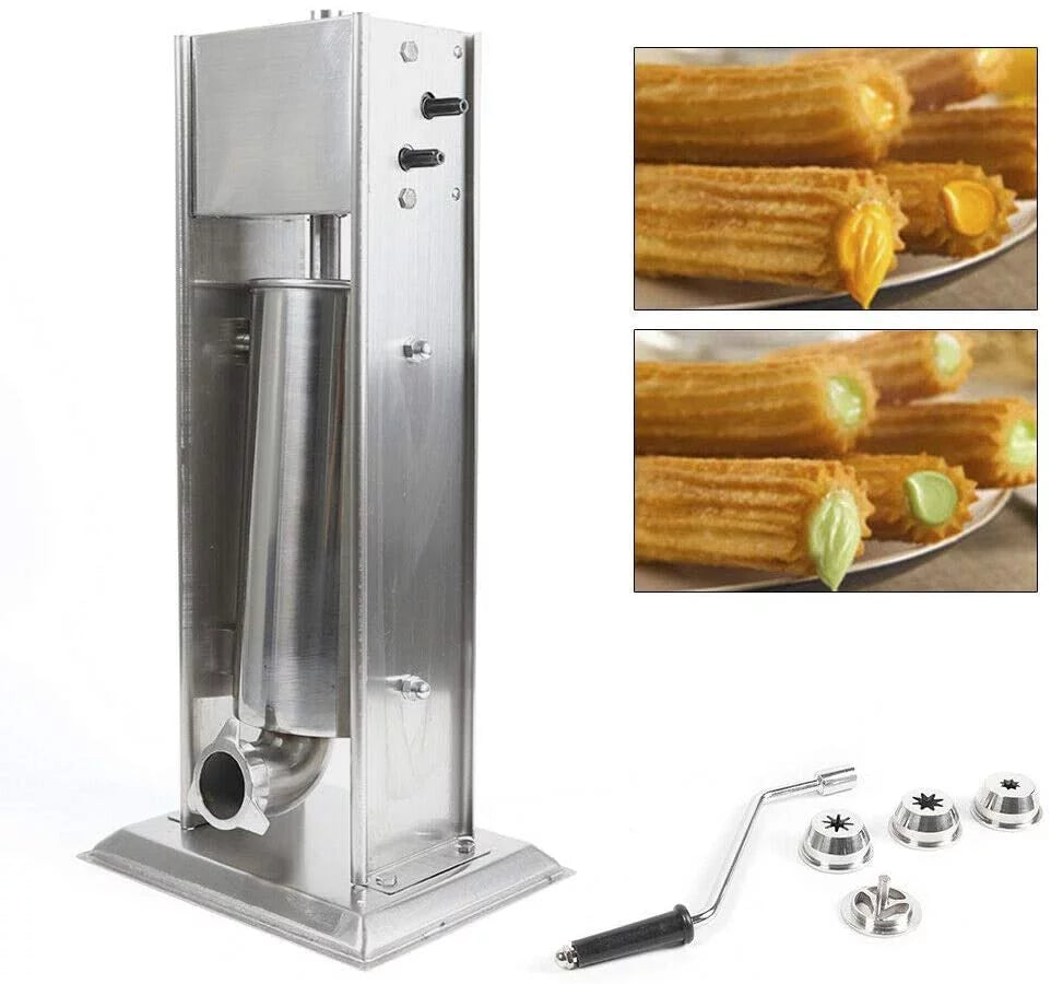 5L Commercial Home Vertical Manual Spanish Donuts Churrera Churros Machine Maker