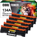 Cool Toner No Chip Compatible Toner for HP 134A W1340A LaserJet M209dw MFP M234dw M234sdn M234sdw Printer(Black, 5-Pack)