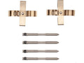 Rear Brake Hardware Kit - Compatible with 2008 - 2013 BMW 135i 2009 2010 2011 2012