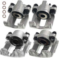 A-Premium Brake Caliper Assembly Compatible with Jeep Grand Cherokee ZJ 1994-1998 Front and Rear 4-PC Set