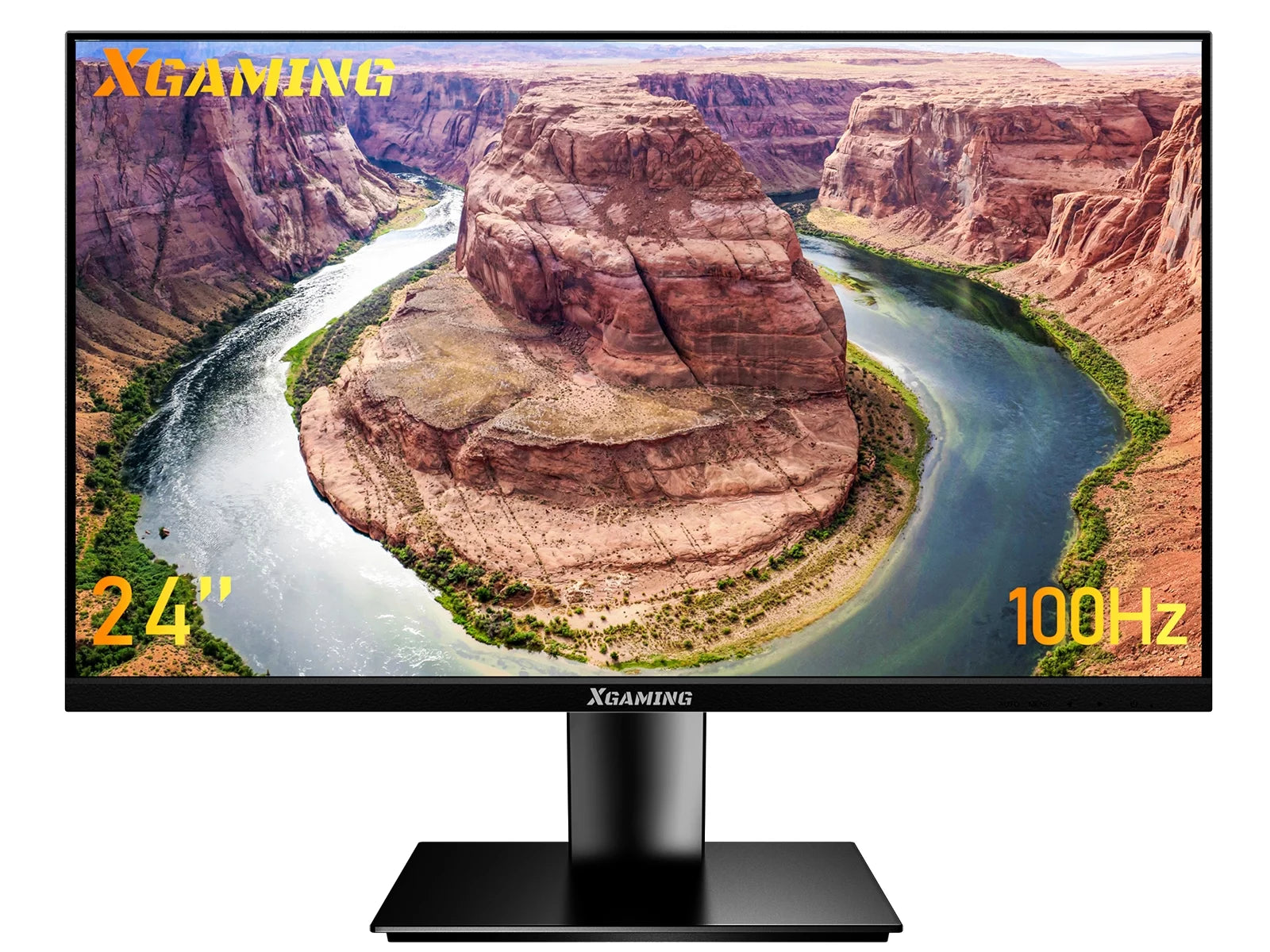 KROCISEN 24inch 100Hz Gaming Monitor, FHD 1080P PC Gaming Monitor for Laptop, HDR Computer Monitor, IPS 1920*1080P LCD Monitor with Speaker, Low Blue Light, FreeSync, VESA Compatible