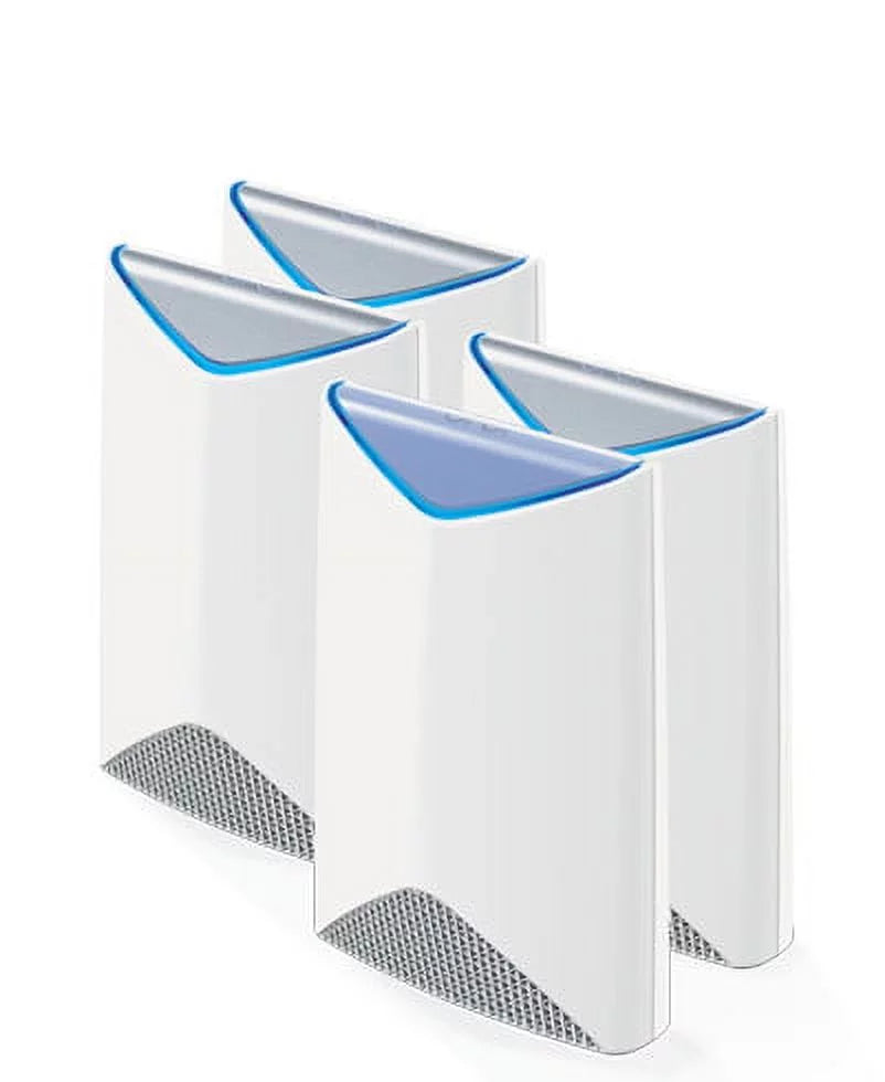NETGEAR Orbi Pro Tri-Band Mesh WiFi System (SRK60B04) - Router & 3 Satellites Cover up to 10,000 sq. ft, 4 Pack, 3Gbps Speed