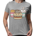Pusheen The Cat Shake N Pusheen Mens and Womens Short Sleeve T-Shirt (Athletic Heather, S-XXL)