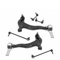 For Nissan Suspension Kit Front Lower Control Arms Sway Bar End Links Kit of 6