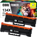 Cool Toner 2-Pack 134X 134A Black Toner Cartridges£¨with Chip£©High Yield Compatible for HP 134X W1340X 134A W1340A for HP LaserJet M209dw MFP M234dw MFP M234sdn MFP M234sdw Printer Ink