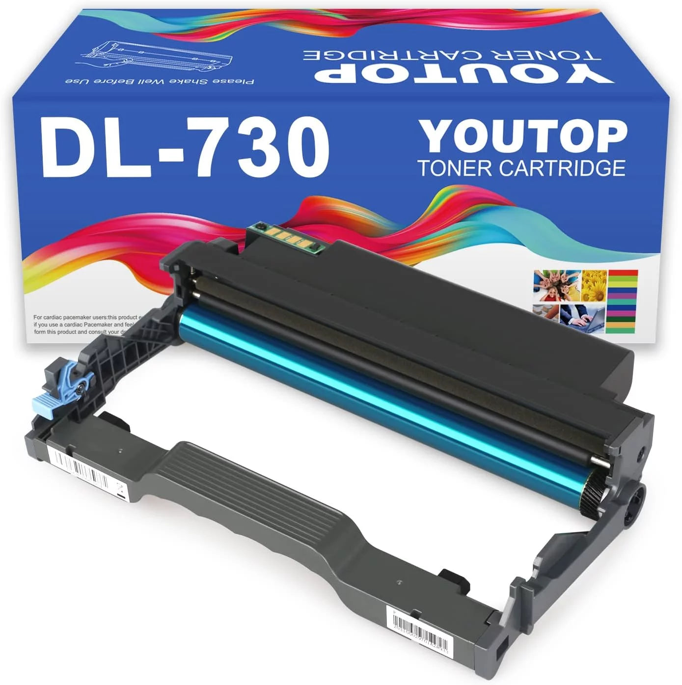 YOUTOP 1PK DL-730 DL730 Drum Unit Replacement for L2300DW L2350DW L2710FDW M15DW M29DW M118DW