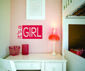 Wall Design Pieces It's A Girl Baby Kids 16 X 24 Inches