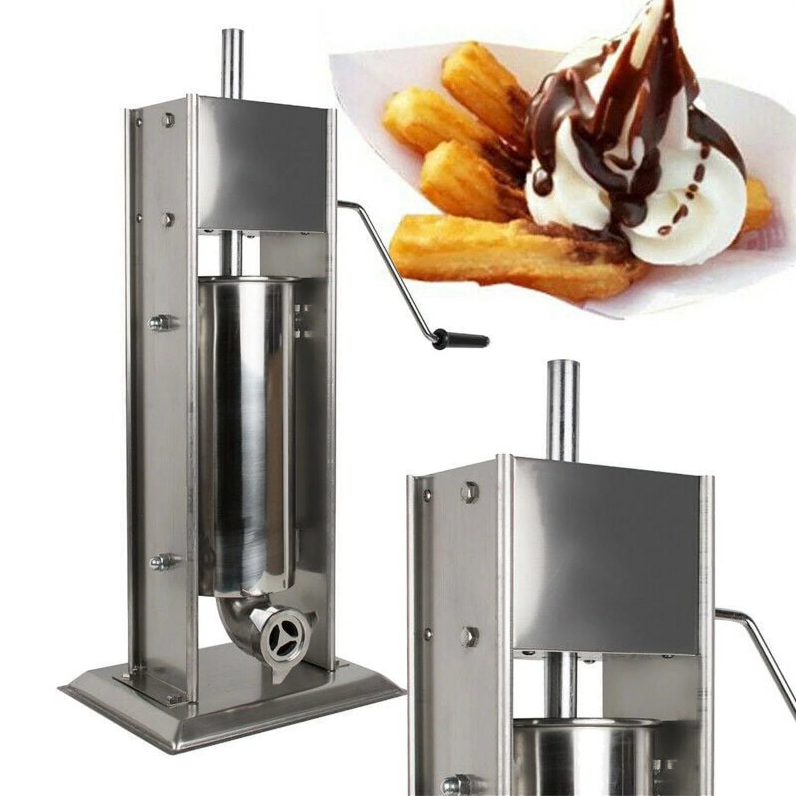 5L Stainless Steel Commercial Manual Spanish Churro Maker Doughnut Machine USA