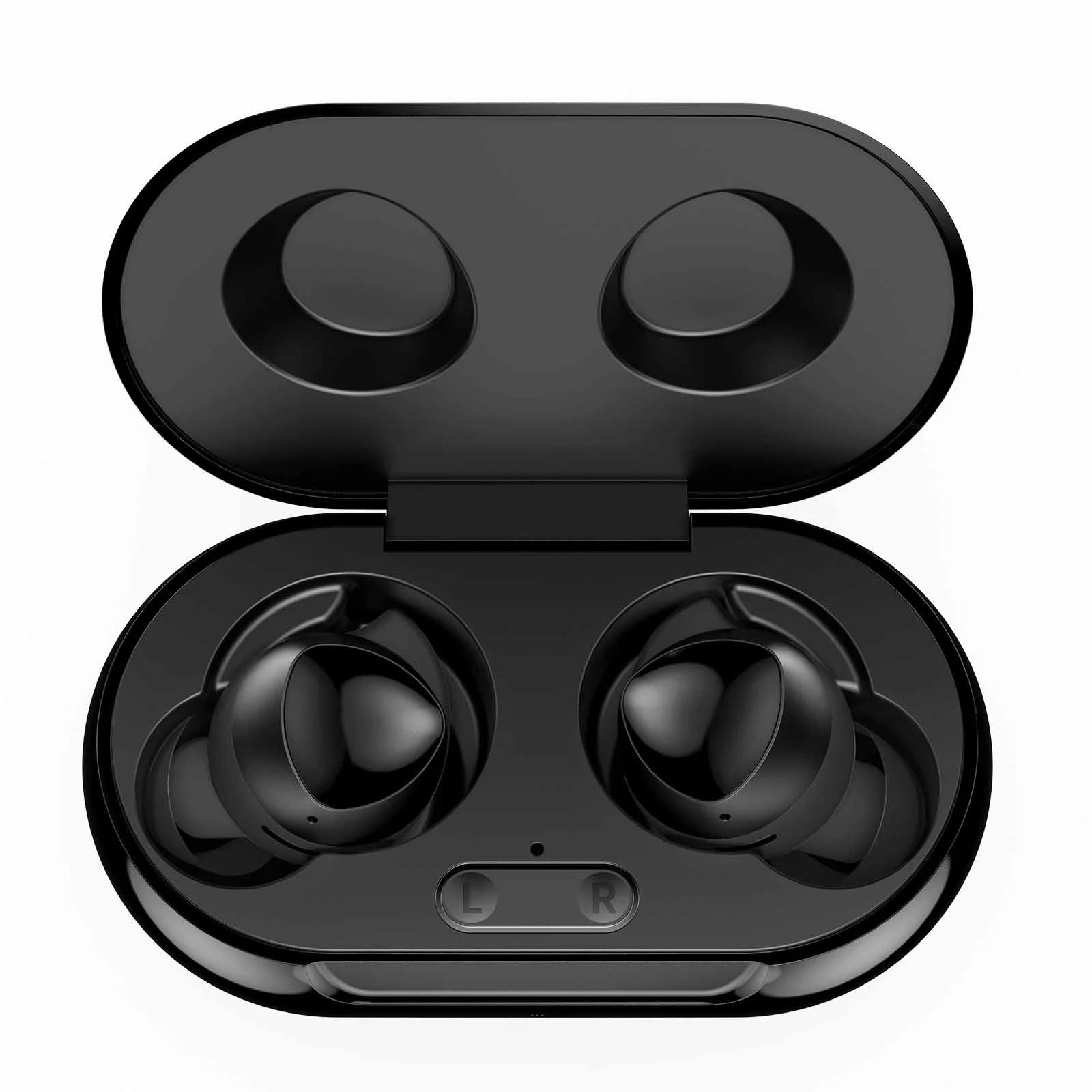 UrbanX Street Buds Plus True Bluetooth Wireless Earbuds For Micromax Bharat Go With Active Noise Cancelling (Charging Case Included) Black