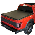 XTWEEX Soft Roll Up Truck Bed Tonneau Cover Fits 2007-2013 Toyota Tundra Feetside 6.5 ft Bed Short Black