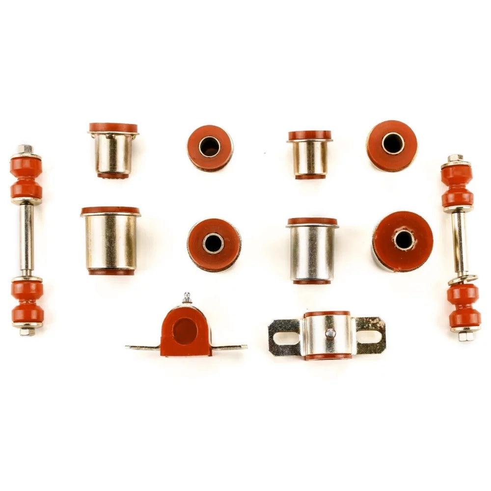 Red Poly Front Suspension Bushings Set For 1974-1977 Chevrolet Camaro Coupe