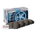 AmeriBRAKES Semi-Metallic Disc Brake Pads with included lubricant, AmeriPRO PRM979 - For XC90 S60 Fits select: 2003-2014 VOLVO XC90, 2008-2009 VOLVO S60 T5