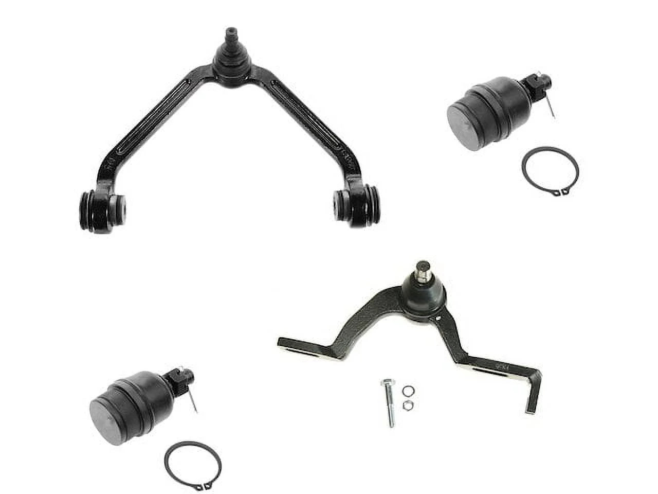 Front Control Arm and Ball Joint Kit 4 Piece - Compatible with 2001 - 2005 Ford Explorer Sport Trac 2002 2003 2004