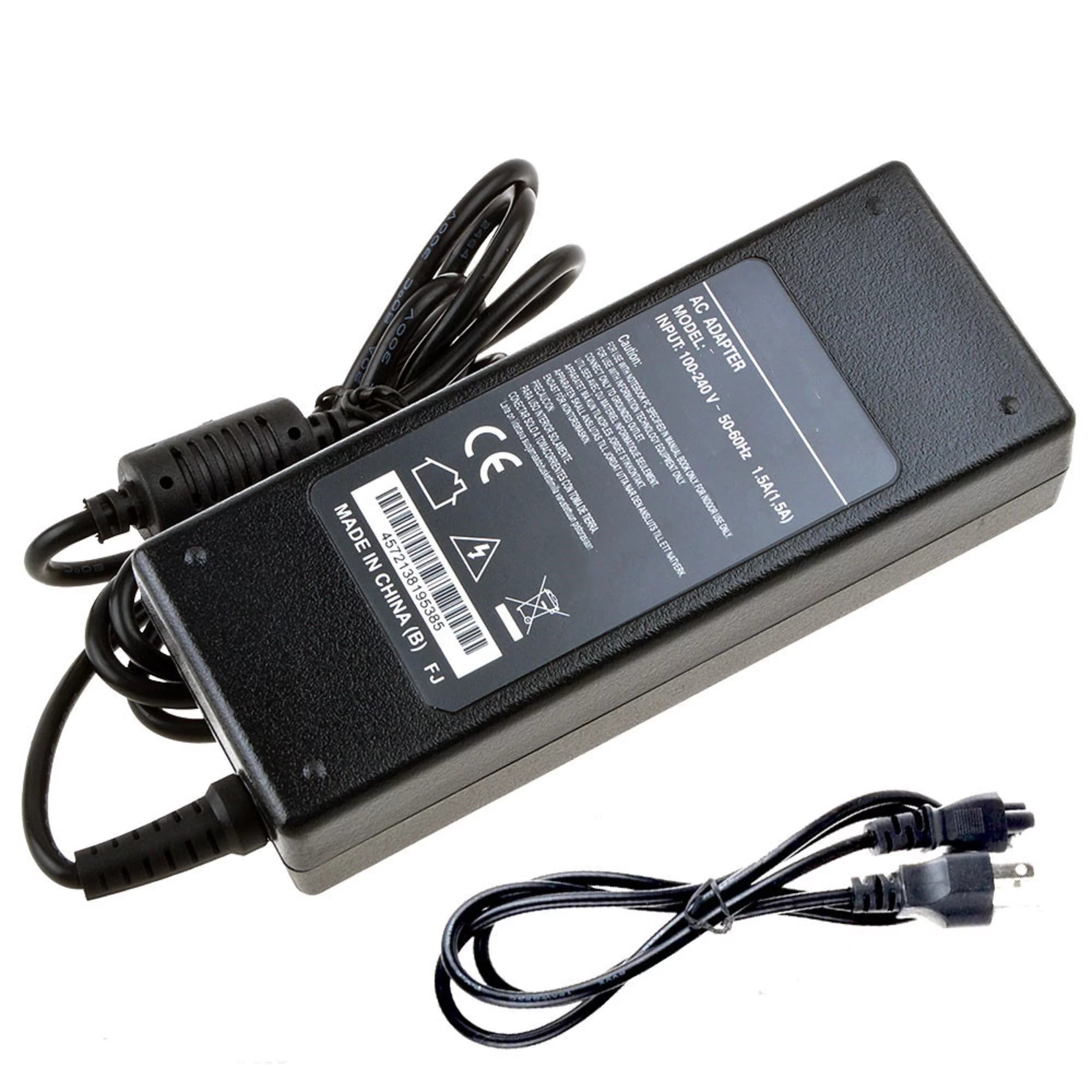 K-MAINS 48V POE Power Input AC / DC Adapter Replacement for Q-see QT8516 QT8516-1 QT8516-2 QT8516-8Z8-1 QT8516-8Z8-2 QT8516-8Z7-2 16 Channel HD NVR System 48VDC Power Supply