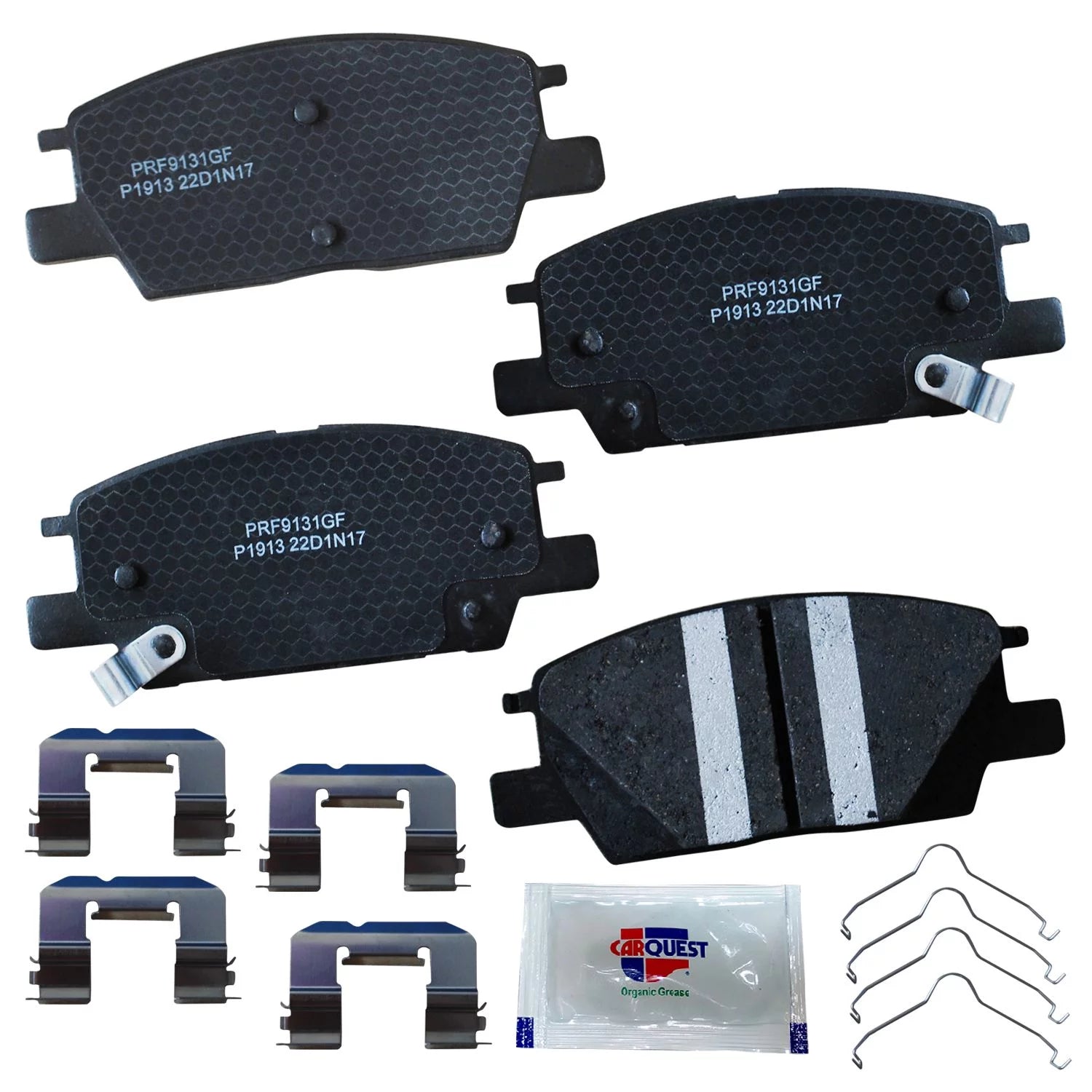 Carquest Professional Platinum Ceramic Brake Pads - Front (4-Pad Set)