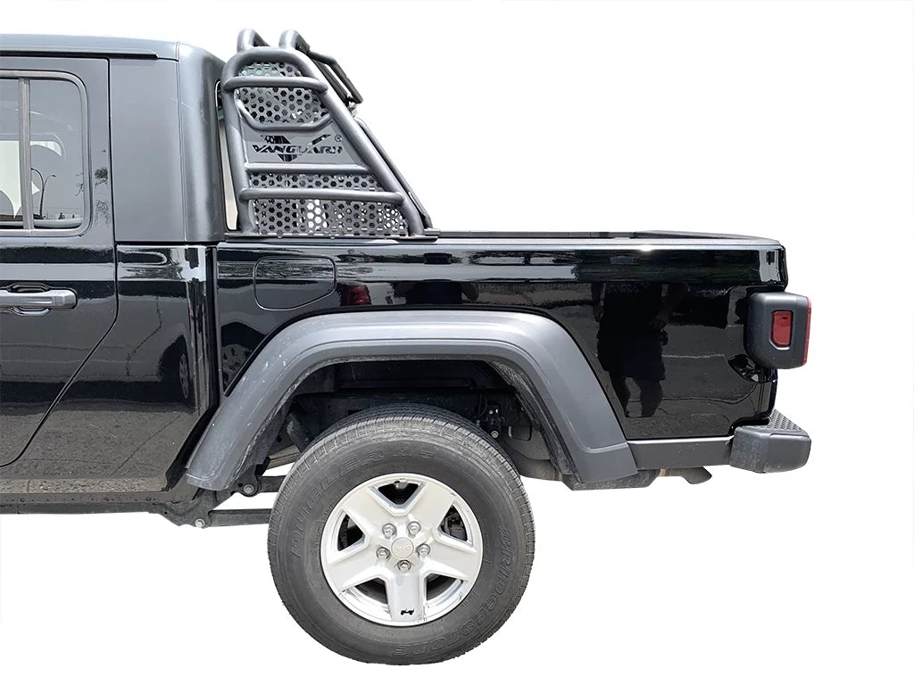 Vanguard Black Powdercoat RL-D Bed Bar compatible with 20-23 Jeep Gladiator