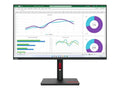 Lenovo ThinkVision T32p-30 32 Class 4K UHD LED Monitor, 16:9, Raven Black