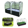 SIMPO 3-in-1 Garden System: Raised Fabric Bed + Greenhouse + Protective Net 36¡±W x 72¡±L x 53¡±H