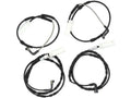 Front and Rear Brake Pad Sensor Kit - Compatible with 2008 - 2013 BMW 135i 2009 2010 2011 2012