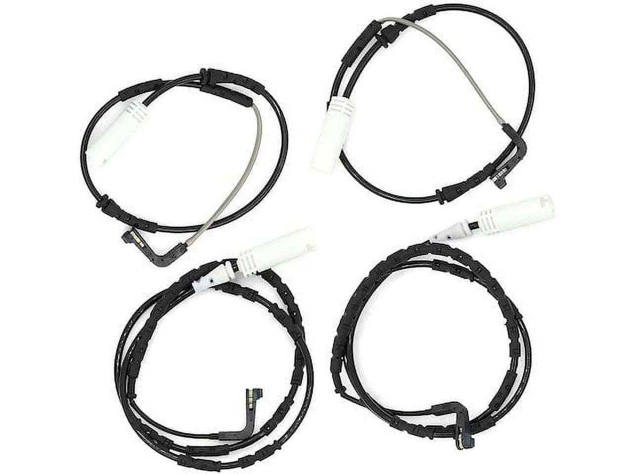 Front and Rear Brake Pad Sensor Kit - Compatible with 2008 - 2013 BMW 135i 2009 2010 2011 2012