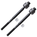 Detroit Axle - Front 2pc Tie Rods for 07-09 Chrysler Aspen, 04-09 Dodge Durango, 2 Inner Tie Rods 2004 2005 2006 2007 2008 2009 Replacement