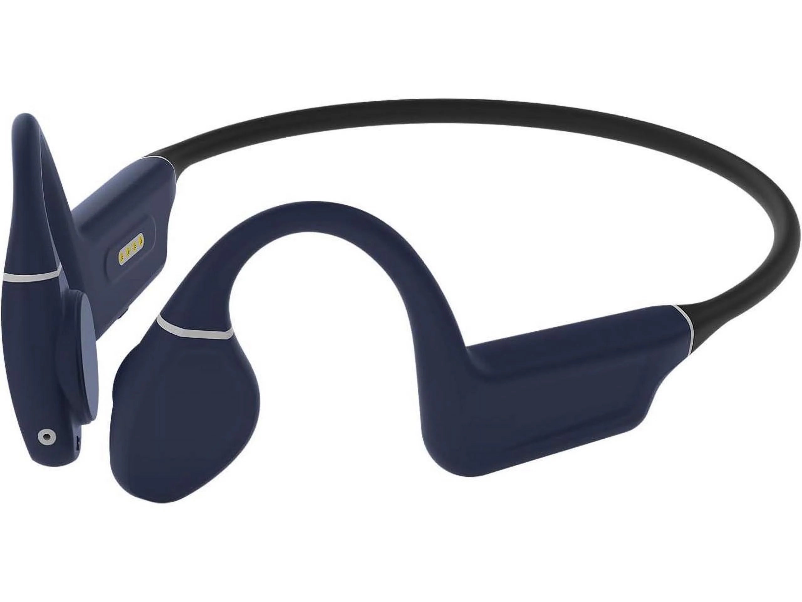 Creative Outlier Free Pro+ Wireless Waterproof Bone Conduction Headphones with Adjustable Transducers, Built-in 8 GB MP3, Multipoint connectivity, Up to 10 Hours of Battery Life, Mic (Blue & Black)