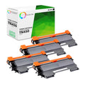 TCT Compatible High Yield Toner Cartridge Replacement for the Brother TN450 Series - 4 Pack Black