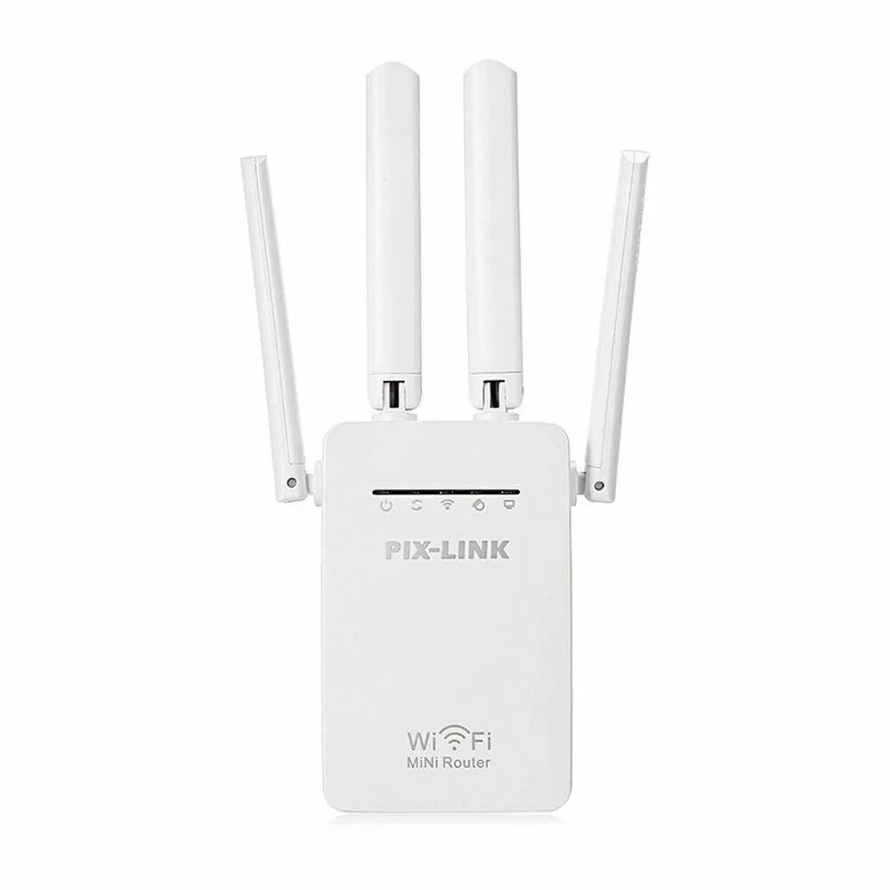 Wireless WiFi Signal Range Extender Repeater Signal Booster 1200Mbps Wireless Router, White