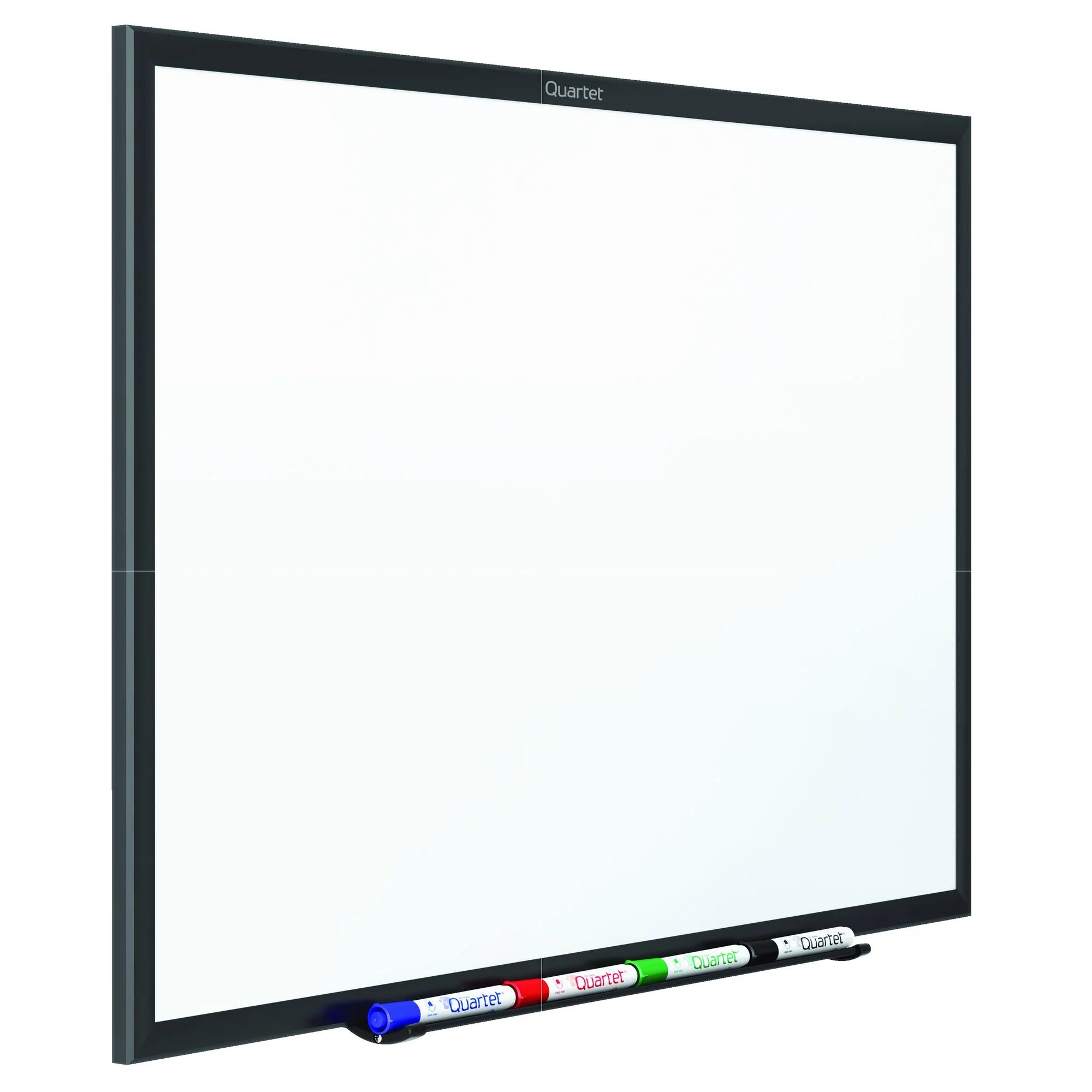 Quartet Classic Nano-Clean Magnetic Dry-Erase Board 72 x 48 6 x 4 Black Aluminum