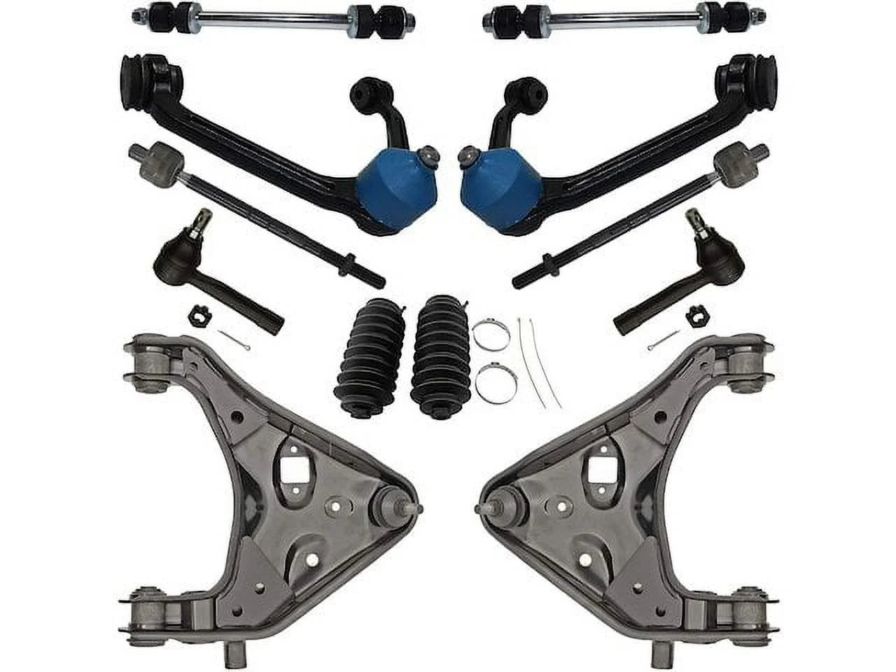 Front Control Arm Ball Joint Tie Rod and Sway Bar Link Kit - Compatible with 1998 - 2011 Ford Ranger 1999 2000 2001 2002 2003 2004 2005 2006 2007 2008 2009 2010