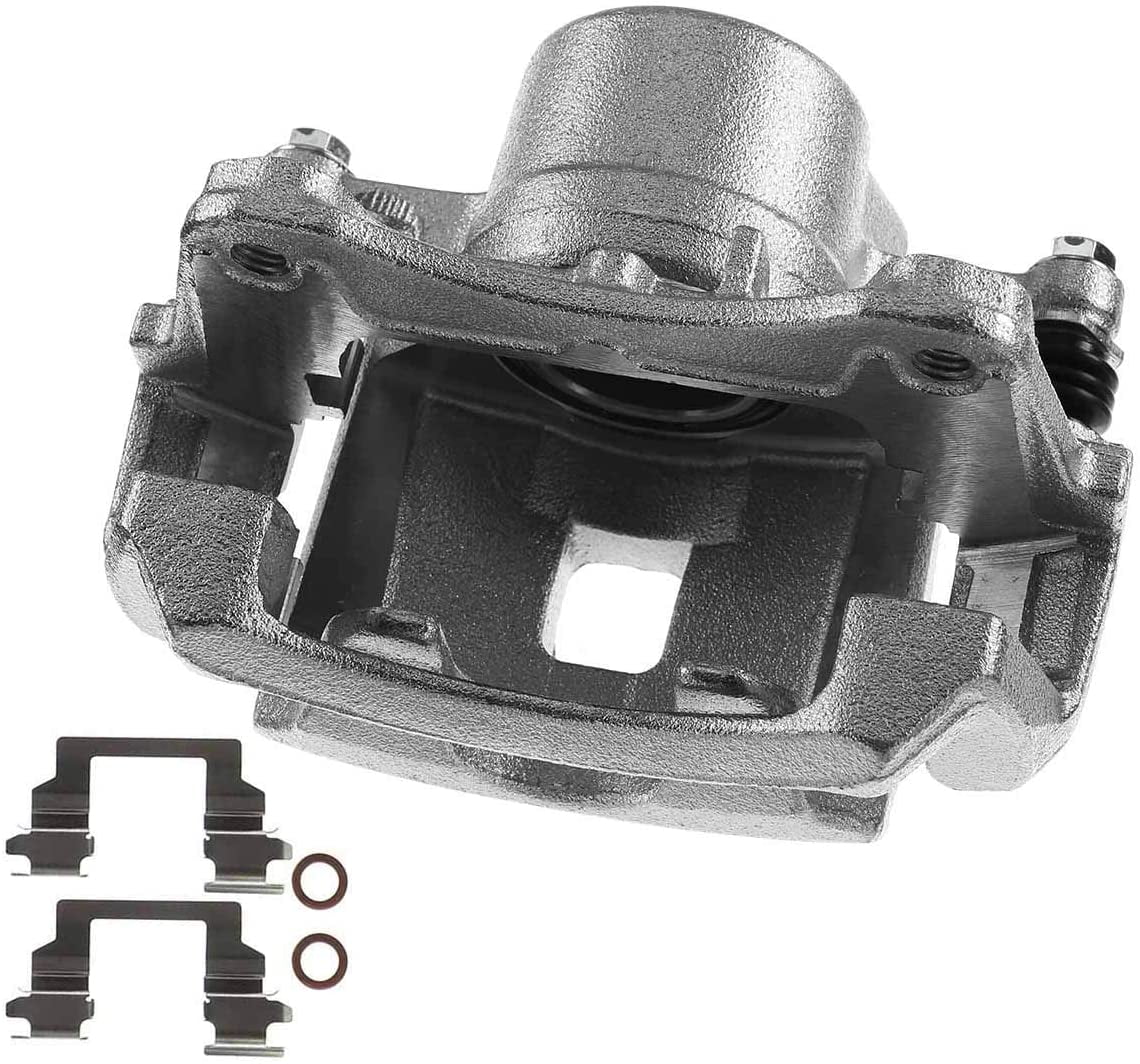 A-Premium Disc Brake Caliper Assembly with Bracket Compatible with Chevrolet Cobalt 2005-2008 HHR Pontiac G5 Saturn Ion Front Right Passenger Side