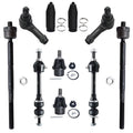 Detroit Axle - 10pc 4WD Front Lower Ball Joints Tie Rods Sway Bars Replacement for Ford F-150 Fits select: 2005-2008 FORD F150, 2006-2008 LINCOLN MARK LT