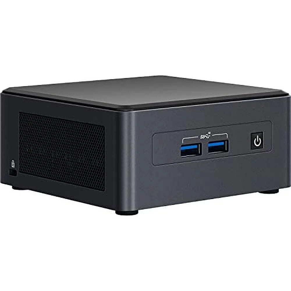 Intel NUC 11 Pro NUC11TNHI30 Home & Business Desktop Mini Black (Intel i3-1115G4 2-Core, 4GB RAM, 512GB PCIe SSD, Intel UHD, WiFi, Bluetooth, 2xHDMI, Win 10 Pro)