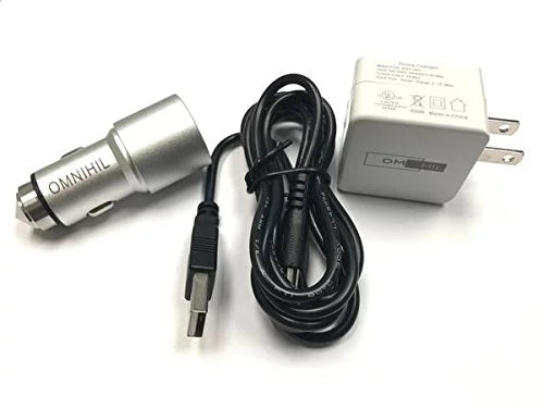 OMNIHIL Replacement W&C Charger w/ (WHT-30FT) USB for Wacom Intuos Art Small Pen &Touch (CTH490AK, CTH490PK)