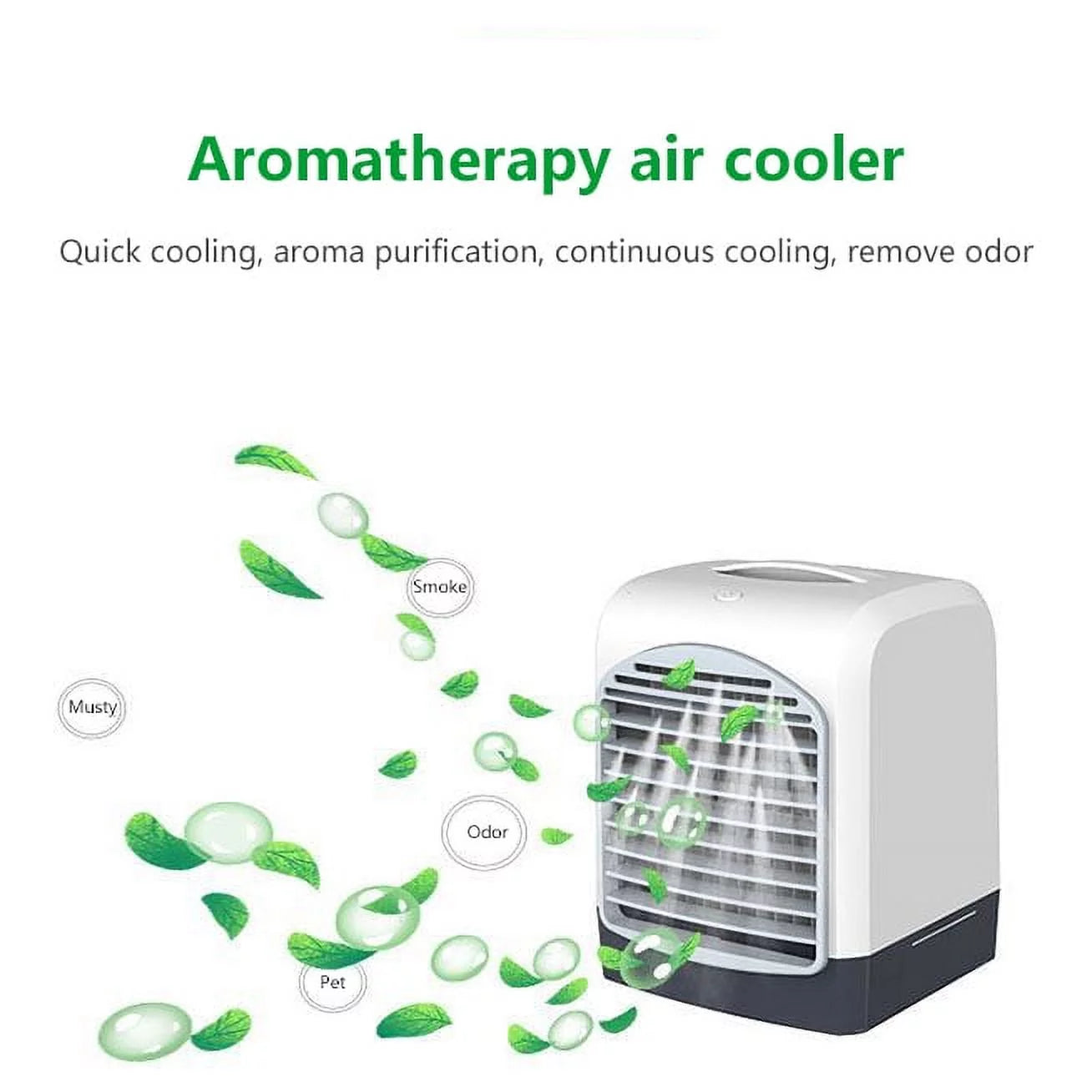 Household USB multifunctional mini compact aromatherapy air conditioner fan cooling machine