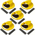 Tertran 5 Pack Bucket Lid Humane Mouse Trap Rat Trap Flip Slide Bucket Lid Mouse Traps Rat Traps Indoor, Auto Reset Mice Chipmunk Traps for House Indoor Sanitary Mouse Traps Indoor Outdoors