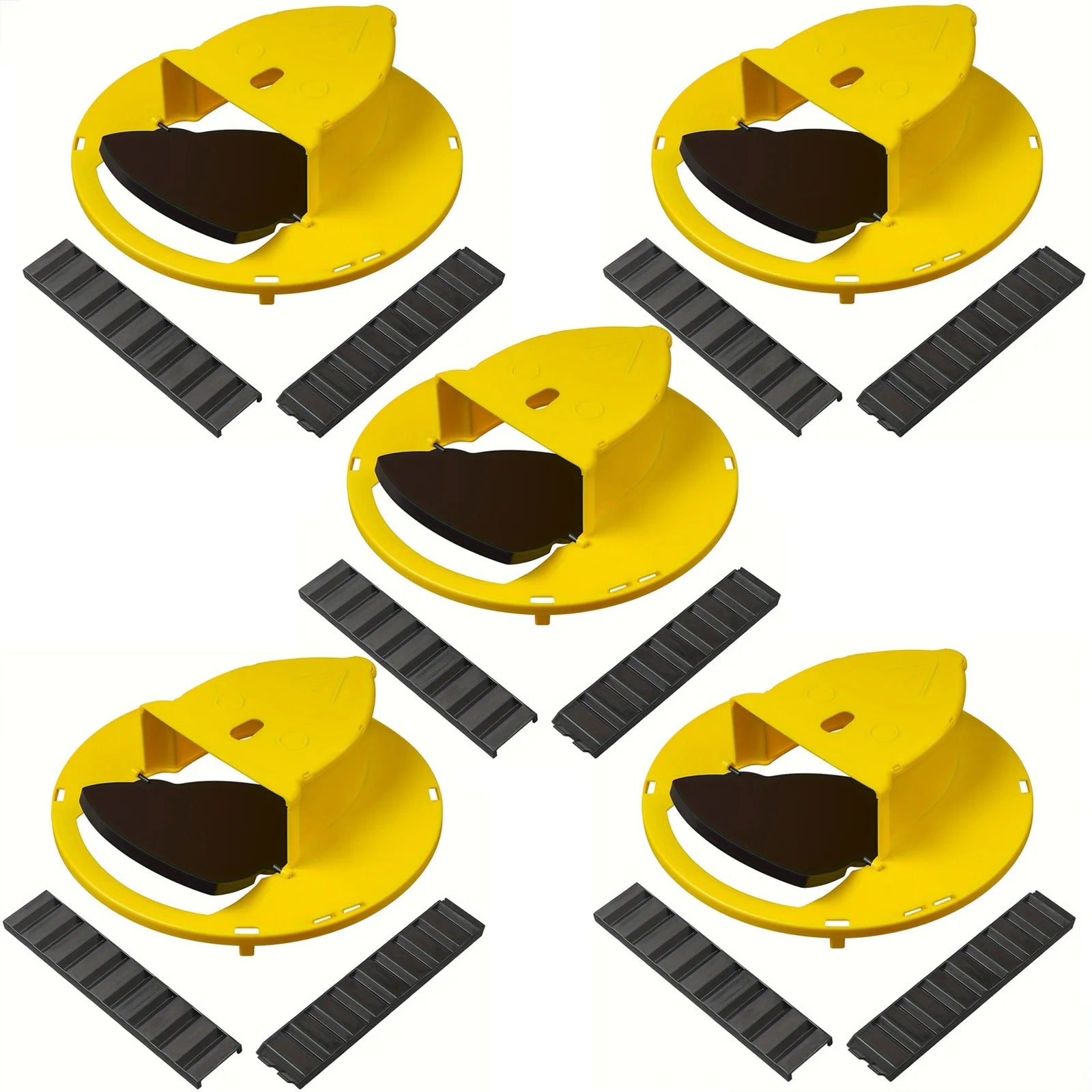 Tertran 5 Pack Bucket Lid Humane Mouse Trap Rat Trap Flip Slide Bucket Lid Mouse Traps Rat Traps Indoor, Auto Reset Mice Chipmunk Traps for House Indoor Sanitary Mouse Traps Indoor Outdoors